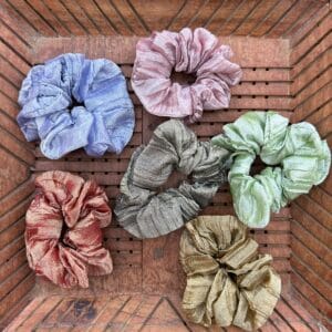 Shimmer Scrunchies