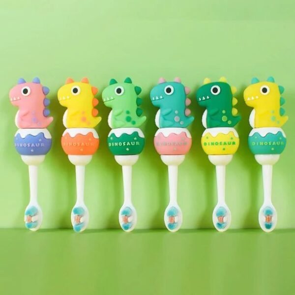 Baby Dino Microfibre Soft Bristles Toothbrush with case (2+ years)