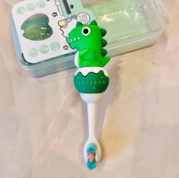 Baby Dino Microfibre Soft Bristles Toothbrush with case (2+ years) - Image 6