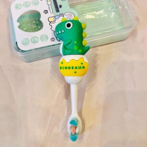 Baby Dino Microfibre Soft Bristles Toothbrush with case (2+ years) - Image 7