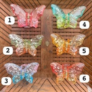 Dual Tone Butterfly Clawclip (6 cm)