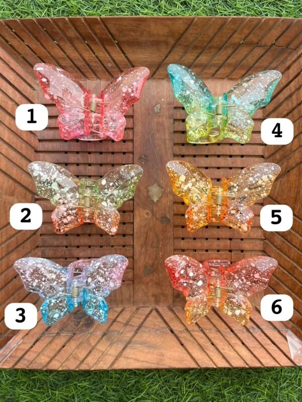 Dual Tone Butterfly Clawclip (6 cm)