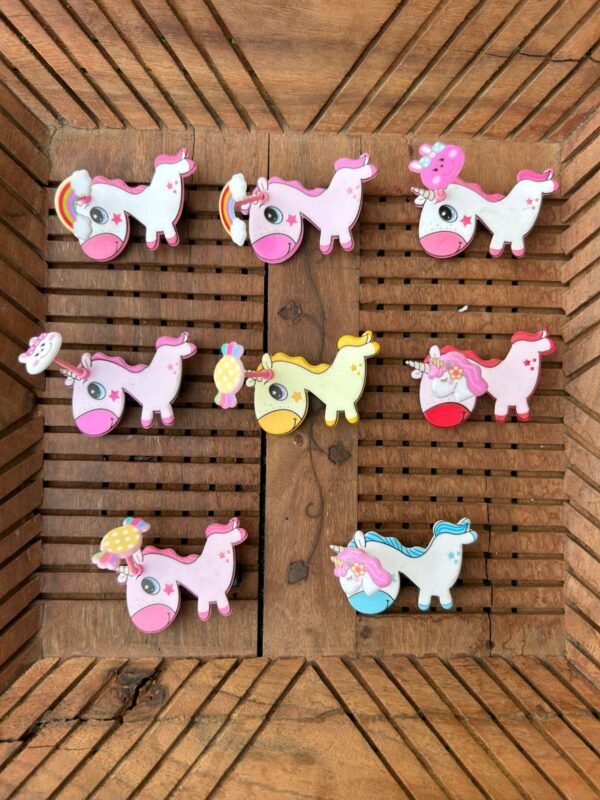 Unicorn Spring with charms Hair Clip (Assorted)