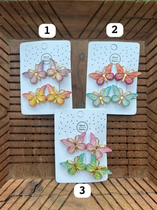 Butterfly Hair Clip Card