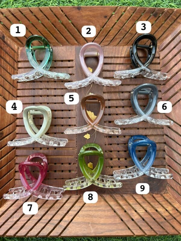 Bofeini Glossy Dual Color Clawclip (7 cm)