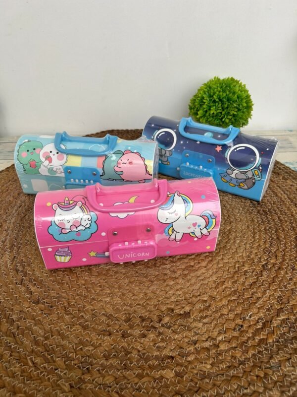 Suitcase Style Large Capacity Pencil Box - Image 2