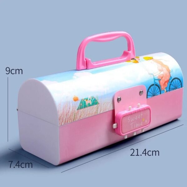 Suitcase Style Large Capacity Pencil Box - Image 6