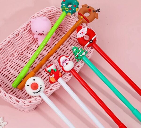 Christmas theme Gel Pens Pack of 4 - Image 2