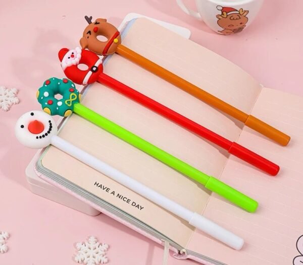 Christmas theme Gel Pens Pack of 4 - Image 3