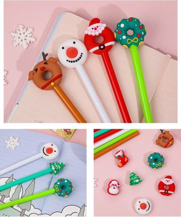 Christmas theme Gel Pens Pack of 4 - Image 4