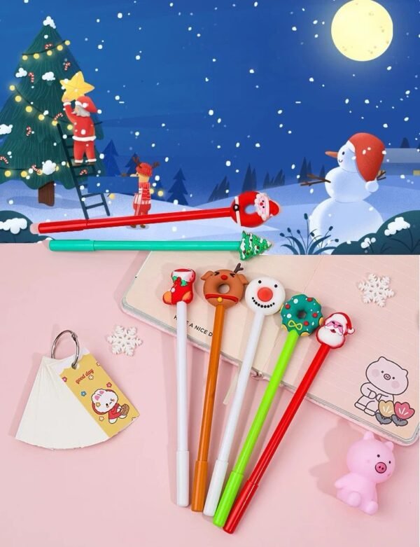 Christmas theme Gel Pens Pack of 4 - Image 5