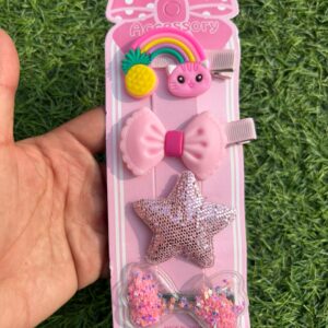 Cartoon Kids Hair Clips Card