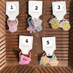 Kids Charms Rubberband Pair