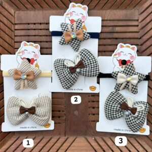 Rubberband & Bow Clip Combo Card