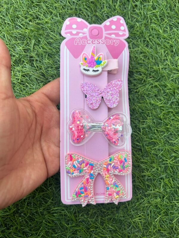 Premium Unicorn Hair Clips Combo Card - Image 2