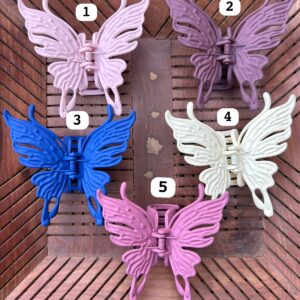 Butterfly Matte Hair Claws (10 cm)