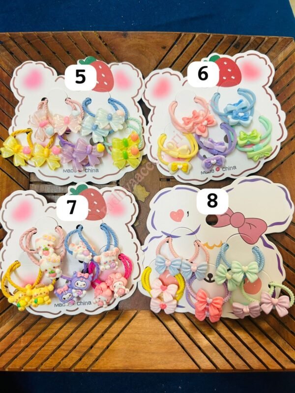 Cute Charms Rubberband Cards (5 pairs) - Image 2