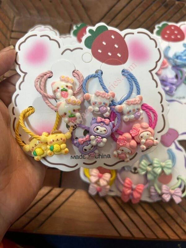 Cute Charms Rubberband Cards (5 pairs) - Image 4