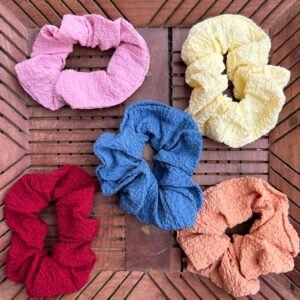 Solid Color Scrunchies (Pack of 2)