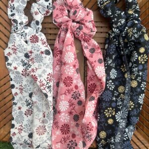 Floral Tail Scrunchy