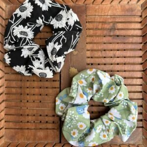 Cotton Scrunchy - Black