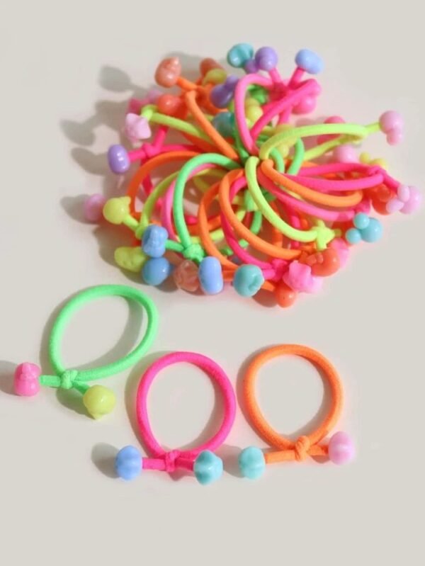 Candy color Kids Rubberband Pack (Pack of 25) - Image 2