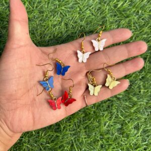 Acrylic Butterfly Earrings
