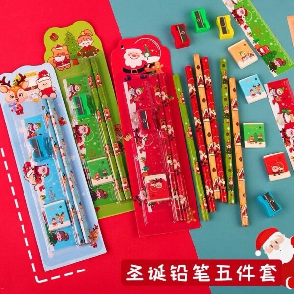 Christmas theme 5 pcs Stationery Set - Image 4