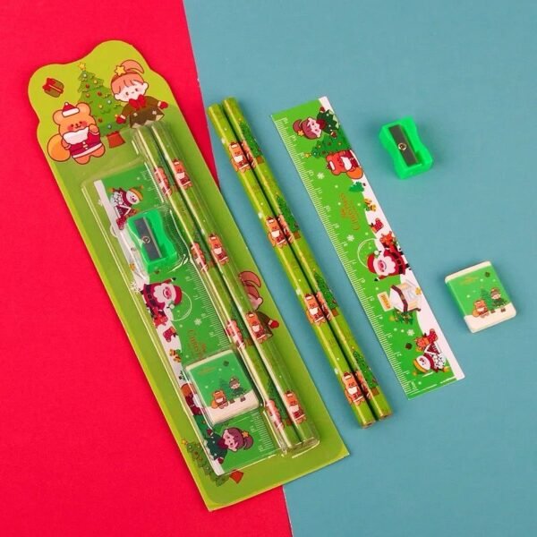 Christmas theme 5 pcs Stationery Set - Image 2