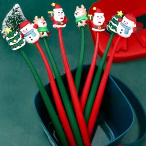 Christmas theme Bendable Floppy Silicon Pen Pack of 2