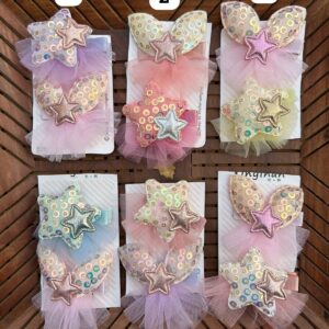 Sequin Hair Clip Combo