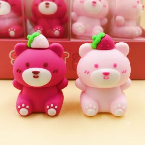 Cute Strawberry Teddy Sharpeners