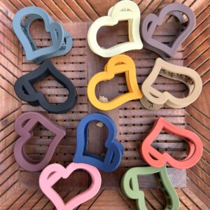 Heart Matte Hair Claw (6.5 cm)