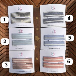 Fabric Tictac Pair