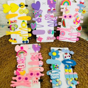 Kids Hair Clips Card