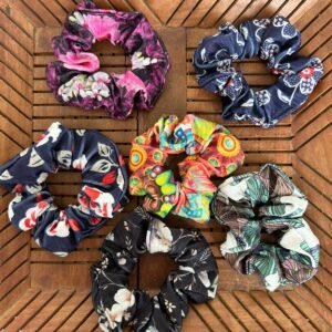 Medium size printed Scrunchies (Pack of 2)