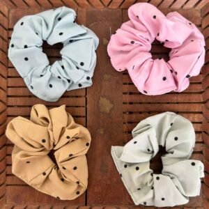 Medium size printed Scrunchies (Pack of 2)