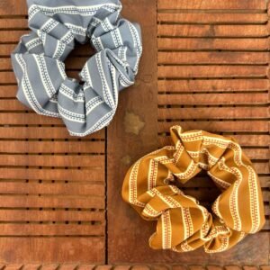Medium size printed Scrunchies (Pack of 2)