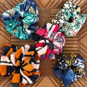 Large size printed Scrunchies (Pack of 2)