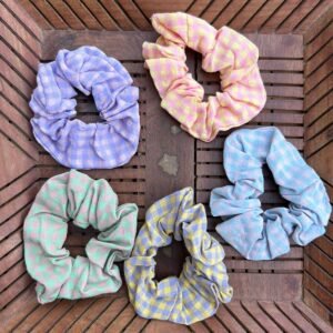 Medium size Cotton Scrunchies (Pack of 2)