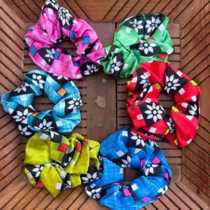 Medium size Satin Scrunchies (Pack of 4)