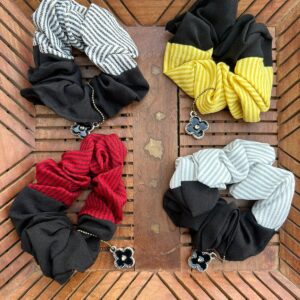 Clover Charm Scrunchy