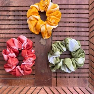 Medium size Cotton Scrunchies (Pack of 2)