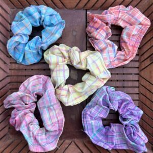 Medium size printed Scrunchies (Pack of 2)
