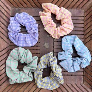 Medium size printed Scrunchies (Pack of 2)