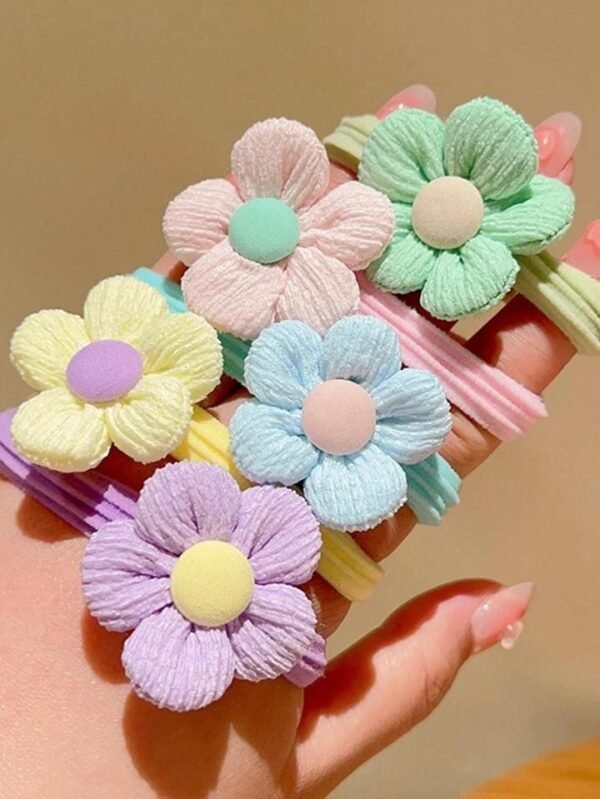 Flower Hairties Pair - Image 4