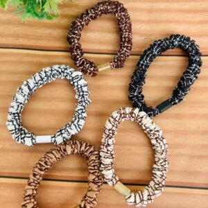 Ruffled Skinny Hairties (Pack of 5)