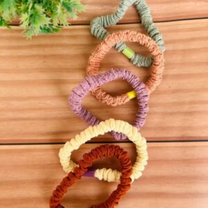 Ruffled Skinny Hairties (Pack of 5)