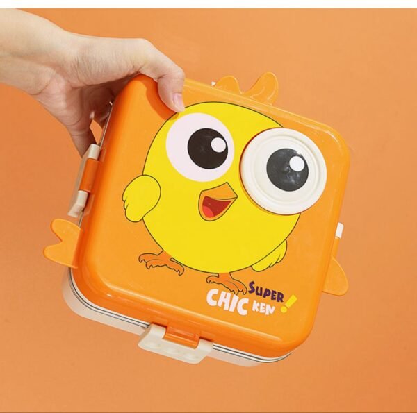 Tweety Bento Stainless Steel 3 Grid Lunch Box - Image 6