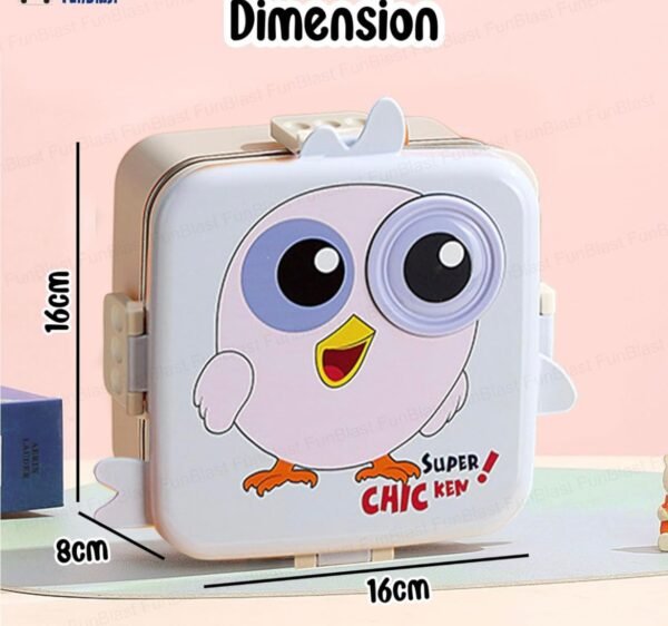 Tweety Bento Stainless Steel 3 Grid Lunch Box - Image 5